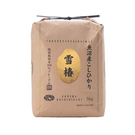 YUKI TSUBAKI Koshi Hikari, Rare Premium Japanese White Rice, 5kg